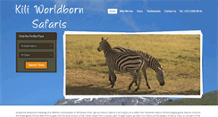Desktop Screenshot of kili-worldborn-safaris.com